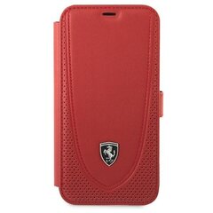 Ferrari FEOGOFLBKP12LRE iPhone 12 Pro Max 6,7" czerwony|red book Off Track Perforated цена и информация | Чехлы для телефонов | 220.lv