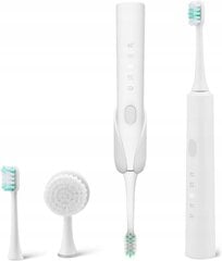 Звуковая зубная щетка и электрическая щетка для лица 2в1 для снятия макияжа TOUZUTY цена и информация | Электрические зубные щетки | 220.lv