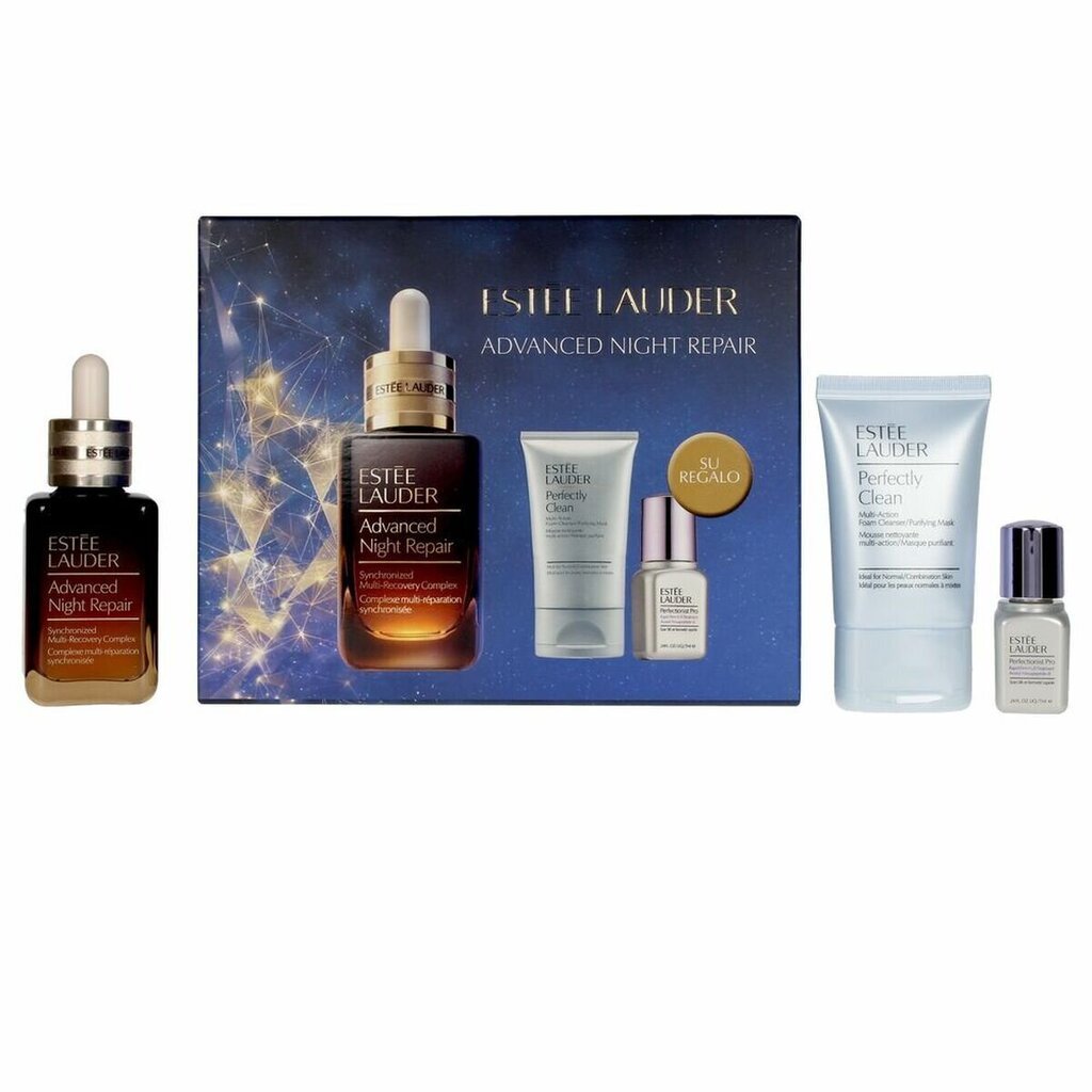 Kosmētikas komplekts Estee Lauder Advanced Night Repair II, Sejas tīrīšanas līdzeklis, 30 ml + Serums pret brūniem pleķiem, 7 ml + Nakts serums, 50 ml цена и информация | Sejas krēmi | 220.lv