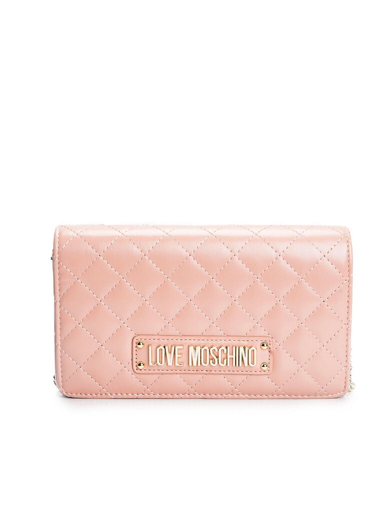 Soma sievietēm Love Moschino Quilted, rozā cena un informācija | Sieviešu somas | 220.lv