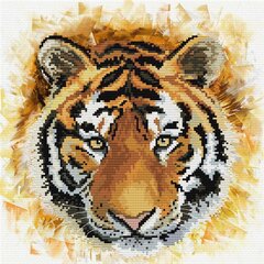 Набор для вышивки крестом Needleart World Tiger, 30,50х30,50 цена и информация | Принадлежности для вышивания | 220.lv