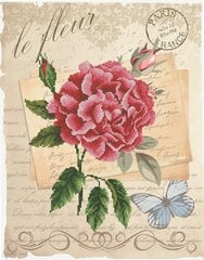 Набор для вышивания крестом Needleart World Цветущая роза, 35,70x45,70 цена и информация | Принадлежности для вышивания | 220.lv