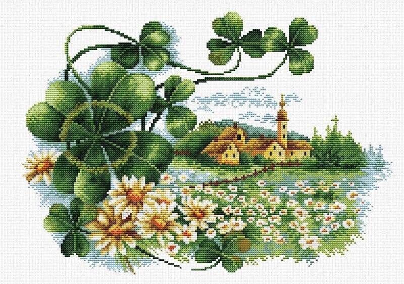 Izšūšanas komplekts Needleart World Āboliņš, 35x24,99 цена и информация | Izšūšanas piederumi | 220.lv