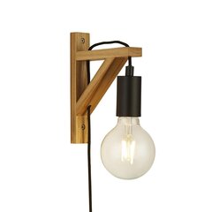 Searchlight sienas lampa Woody EU95042BR цена и информация | Настенные светильники | 220.lv
