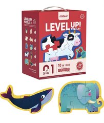 Пазл MiDeer Level Up «Животные», 1 уровень цена и информация | Пазлы | 220.lv