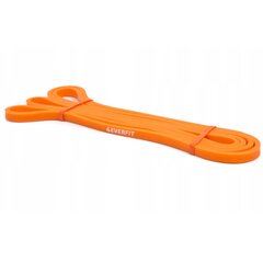 Vingrošanas josta Deft sport Power band, Oranža, 208x0,8cm цена и информация | Эспандеры, петли, ремни для тренировок | 220.lv