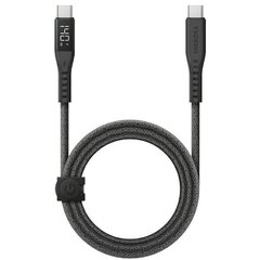Кабель ENERGEA Flow USB-C - USB-C 1.5 м, blue 240W 5A PD Fast Charge цена и информация | Кабели для телефонов | 220.lv