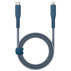 Кабель ENERGEA Flow USB-C - USB-C 1.5 м, blue 240W 5A PD Fast Charge цена и информация | Кабели для телефонов | 220.lv