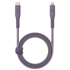 Кабель ENERGEA Flow USB-C - Lightning C94 MFI 1.5 м, purple 60W 3A PD Fast Charge цена и информация | Кабели для телефонов | 220.lv