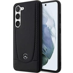 Mercedes MEHCS23FEARMBK S23 FE S711 czarny|black hardcase Leather Urban цена и информация | Чехлы для телефонов | 220.lv