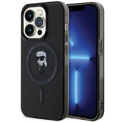 Karl Lagerfeld KLHMP14XHFCKNOK iPhone 14 Pro Max 6.7" czarny|black hardcase IML Ikonik MagSafe цена и информация | Чехлы для телефонов | 220.lv