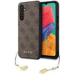 Guess GUHCS23FEGF4GBR S23 FE S711 brązowy|brown hardcase 4G Charms Collection цена и информация | Чехлы для телефонов | 220.lv