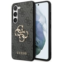 Guess GUHCS23FE4GMGGR S23 FE S711 szary|grey hardcase 4G Big Metal Logo цена и информация | Чехлы для телефонов | 220.lv