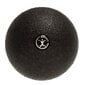 Masāžas bumbiņa Deft sport, 10 cm, melna цена и информация | Vingrošanas bumbas | 220.lv