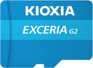 Kioxia Micro SD Exceria G2 цена и информация | Карты памяти для мобильных телефонов | 220.lv