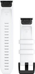 Garmin ремешок для часов QuickFit 22 мм, белый силикон цена и информация | Аксессуары для смарт-часов и браслетов | 220.lv