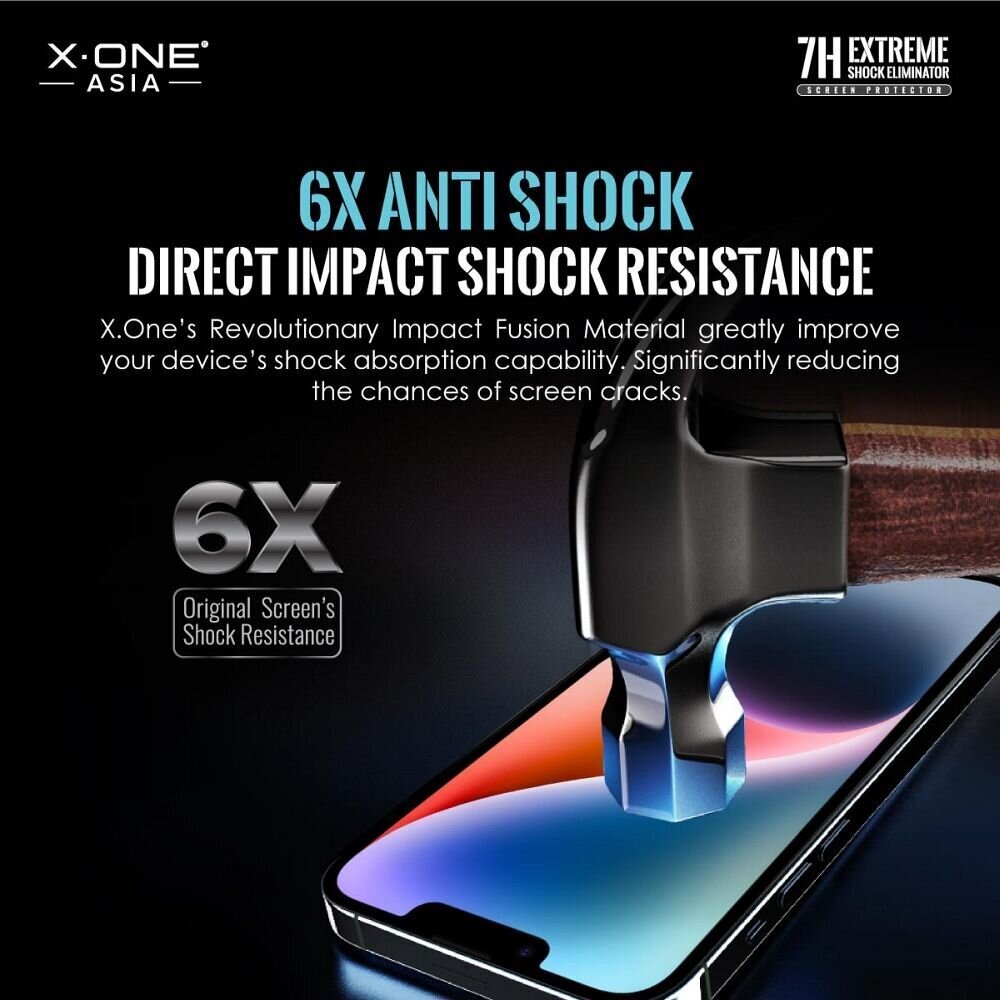 X-ONE iPhone 14 Pro/15 cena un informācija | Ekrāna aizsargstikli | 220.lv