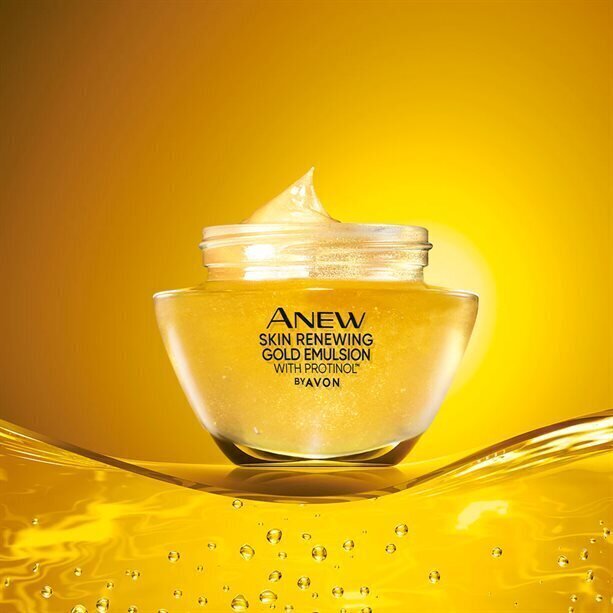 Atjaunojoša zelta emulsija Avon Anew 45+, 50 ml cena un informācija | Serumi sejai, eļļas | 220.lv