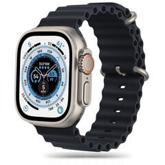 Tech-Protect watch strap Nylon Pro Apple Watch 42/44/45/49mm, black цена и информация | Аксессуары для смарт-часов и браслетов | 220.lv