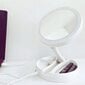 Salokāms kosmētikas spogulis ar LED apgaismojumu cena un informācija | Kosmētikas somas, spoguļi | 220.lv