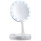 Salokāms kosmētikas spogulis ar LED apgaismojumu цена и информация | Kosmētikas somas, spoguļi | 220.lv