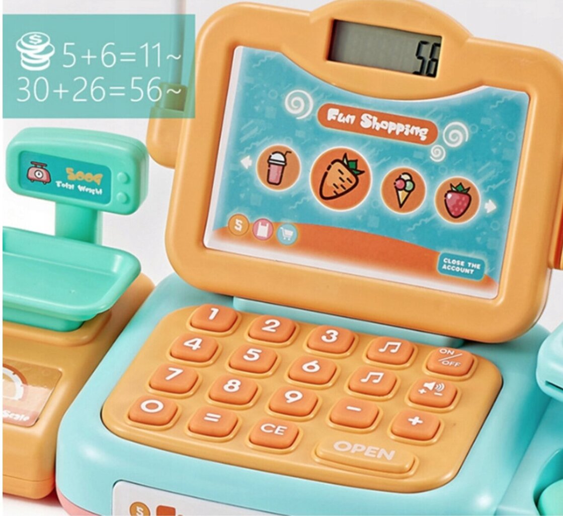 Rotaļlieta kases aparāts bērniem cena un informācija | Rotaļlietas meitenēm | 220.lv