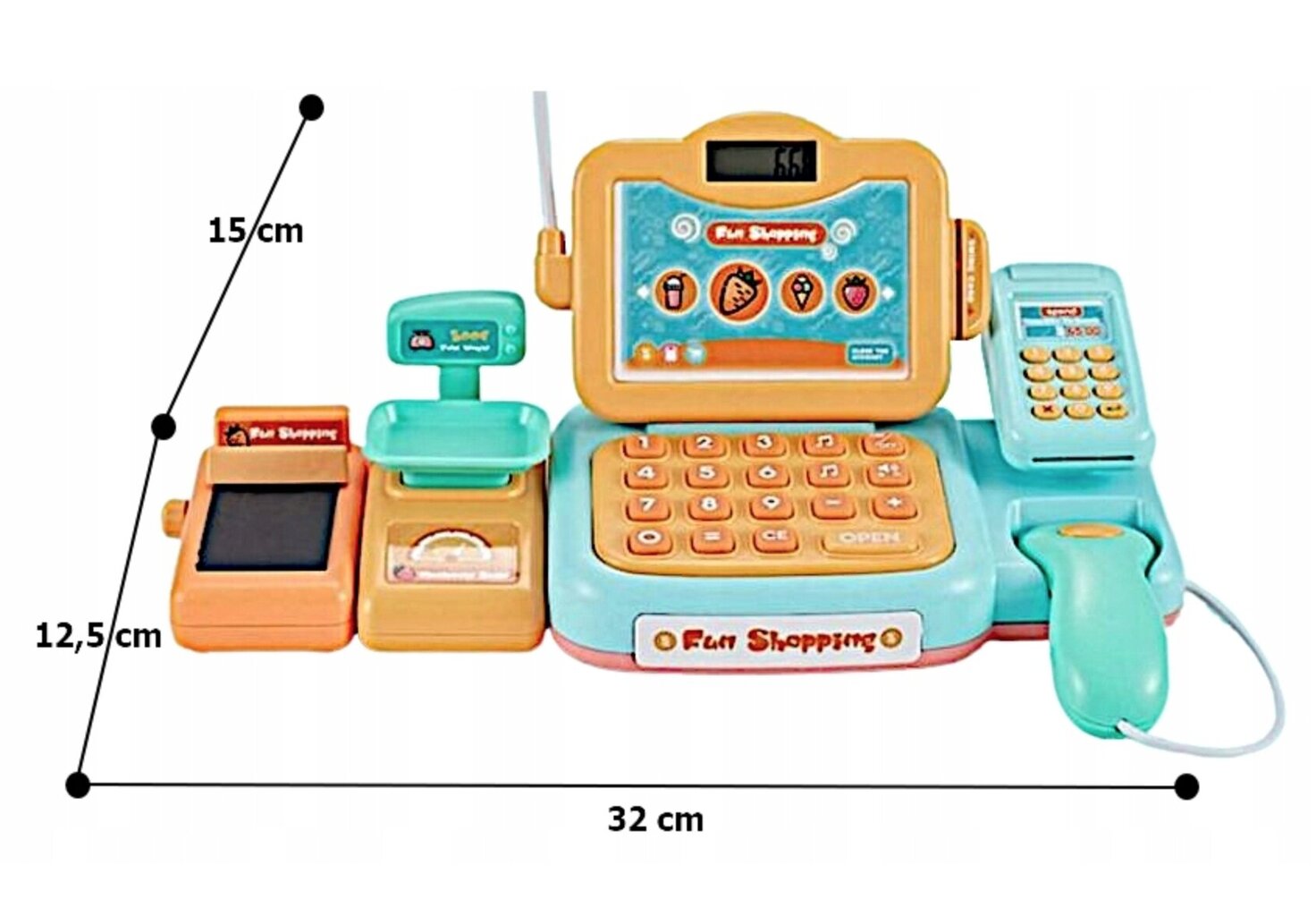 Rotaļlieta kases aparāts bērniem cena un informācija | Rotaļlietas meitenēm | 220.lv