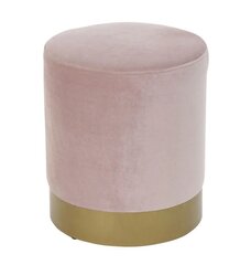 Подставка для ног DKD Home Decor, розовый велюр (35 x 35 x 40 см) цена и информация | Кресла-мешки и пуфы | 220.lv