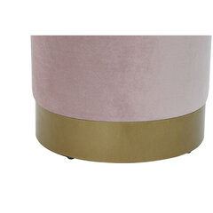 Подставка для ног DKD Home Decor, розовый велюр (35 x 35 x 40 см) цена и информация | Кресла-мешки и пуфы | 220.lv