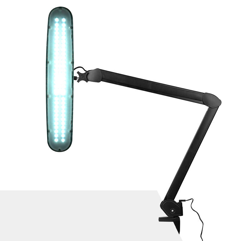 Eleganta 801-tl LED darbnīcas lampa ar turētāju Reg, melna cena un informācija | Mēbeles skaistumkopšanas saloniem | 220.lv