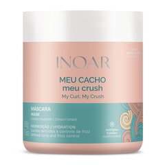 Mitrinoša matu maska ​​cirtainiem matiem Inoar Meu Cacho, Meu Crush Mask, 500 g цена и информация | Средства для укрепления волос | 220.lv