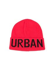 Les Hommes Шапка Urban - UHA670 951U | Urban Knit Hat - ЧерныйКрасный UHA670 951U | Urban Knit Hat цена и информация | Женские шапки | 220.lv