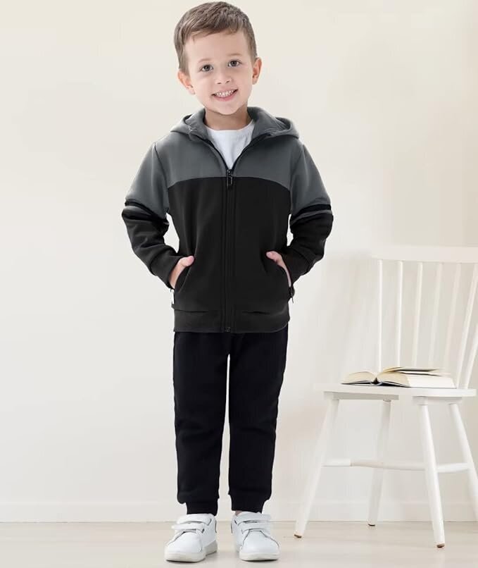 Džemperis ar kapuci zēniem JackeTown, melns cena un informācija | Zēnu jakas, džemperi, žaketes, vestes | 220.lv