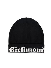 Cepure John Richmond RMA22155HA, melna цена и информация | Мужские шарфы, шапки, перчатки | 220.lv
