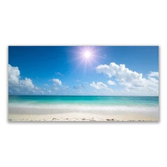 Reprodukcija Jūras pludmales saules ainava cena un informācija | Gleznas | 220.lv