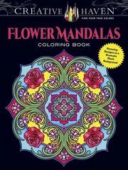 Creative Haven Flower Mandalas Coloring Book: Stunning Designs on a Dramatic Black Background First Edition, First ed. cena un informācija | Grāmatas par veselīgu dzīvesveidu un uzturu | 220.lv