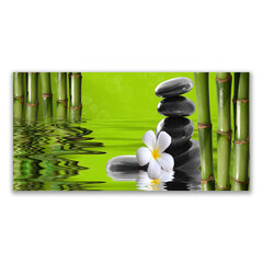 Reprodukcija Bambusa caurules ziedu akmeņu māksla цена и информация | Картины | 220.lv