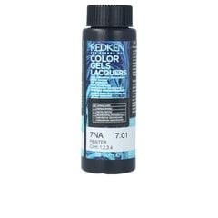 Noturīga matu krāsa Redken Color Gel Lacquers 7NA-pewter, 3 x 60 ml cena un informācija | Matu krāsas | 220.lv