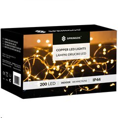 Ziemassvētku virtene, 200 Led, 3 x 2 m цена и информация | Гирлянды | 220.lv