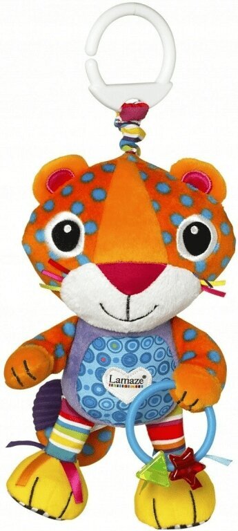 Rotaļlieta ratiem - Leopards Tomy, brūna цена и информация | Rotaļlietas zīdaiņiem | 220.lv