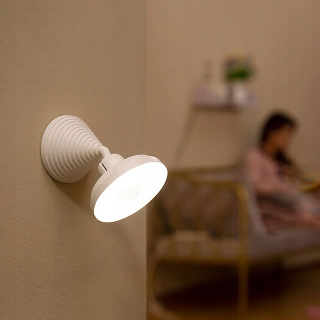 LED LAMPA AR KUSTĪBAS SENSORU 360 600mAh cena un informācija | Iebūvējamās lampas, LED paneļi | 220.lv