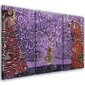 Glezna uz audekla, Violeta dzīvības koka abstrakcija cena un informācija | Gleznas | 220.lv