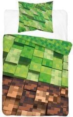 Gultas veļa Minecraft, 160x200 cm, 2 daļu cena un informācija | Bērnu gultas veļa | 220.lv