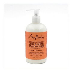 Šampūns un kondicionieris Shea Moisture Coconut& Hibiscus Curl, 384 ml cena un informācija | Matu kondicionieri, balzāmi | 220.lv