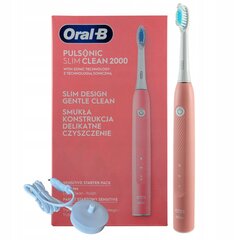 Электрическая зубная щетка Oral-B Pulsonic Slim Clean 2000 Чёрный (Пересмотрено B) цена и информация | Электрические зубные щетки | 220.lv