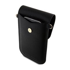 Hello Kitty PU Metal Logo Leather Wallet Phone Bag Black цена и информация | Чехлы для телефонов | 220.lv