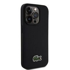 Lacoste Iconic Petit Pique Woven Logo MagSafe Case for iPhone 15 Pro Black цена и информация | Чехлы для телефонов | 220.lv