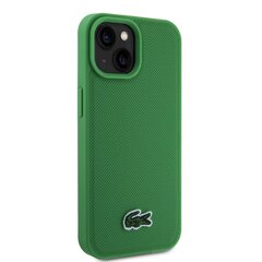 Lacoste Iconic Petit Pique Woven Logo MagSafe Case for iPhone 15 Green цена и информация | Чехлы для телефонов | 220.lv