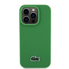 Lacoste Iconic Petit Pique Woven Logo MagSafe Case for iPhone 15 Pro Black цена и информация | Чехлы для телефонов | 220.lv