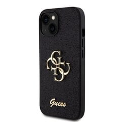 Guess PU Fixed Glitter 4G Metal Logo Case for iPhone 13 Gold цена и информация | Чехлы для телефонов | 220.lv